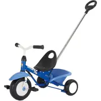 Kettler Funtrike Waldi - Driewieler - Duwstang - Kiepbare zandbak - Verstelbare kuipzitting - Blauw