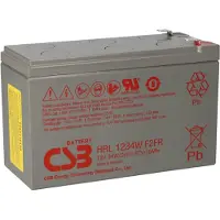 CSB HRL 1234W high-rate longlife Loodaccu 12 V 8.5 Ah Loodvlies (AGM) (b x h x d) 151 x 94 x 65 mm Kabelschoen 6.35 mm Onderhoudsvrij, Geringe