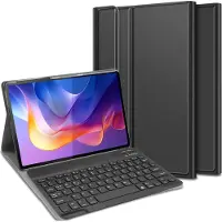 Cazy Tablet Hoes met Toetsenbord geschikt voor Xiaomi Redmi Pad 2 11" - QWERTZ Bluetooth Keyboard Case - Zwart