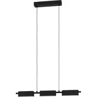Eglo Rovira, Festmontage, Zwart, Zwart, Aluminium, Staal, Klasse II, Niet vervangbare lamp