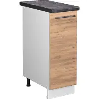 Vicco Fame-Line Apotheekkast – 30 cm, WB Antraciet Krachtige eik goud