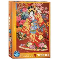 Eurographics Puzzel Agemaki, ontworpen door Haruyo Morita, 1000 stukjes, 68 x 48 cm, artikelnummer 6000-0564