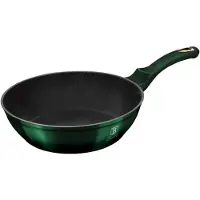Berlinger Haus TITANE FRYER BERLINGERHUIS 24cm BH-6049 EMERALD, Pan + steelpan, Groen