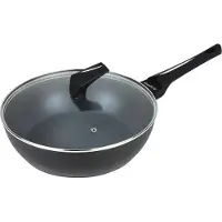 Klausberg KB7692 Koekenpan met Deksel - 28 cm - Marmer Anti-Aanbaklaag - Geschikt voor Alle Kooktoestellen (Gas, Inductie, Keramisch, Elektrisch)