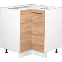 Vicco Fame-Line Hoekkast – 80.5 cm zonder werkblad Krachtige eik goud