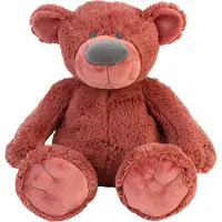 Happy horse Beer Bobbie Knuffel 40cm - Roest kleur - Baby knuffel