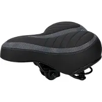Dunlop Fietszadel | (Gel, Zwart)