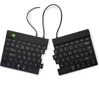 R-Go Tools R-Go Split Ergo KB AZERTY (BE) zwart bedraad