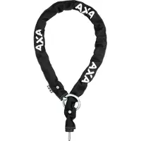 Axa DPI 110 Insteekketting – ART 2 Gecertificeerd – 110 cm – 8,5 mm Gehard Staal – Compatibel met Defender, Victory & Solid Plus – 10 mm Plug-in Pin – Canvas Beschermhoes – Zwart