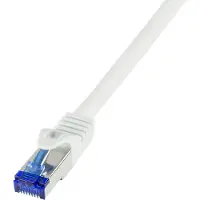 Logilink C6A101S Patchkabel Ultraflex, Cat.6A, S/FTP, weiß, 15 m