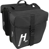 Haberland Dubbele tas Basic M 3.0, zwart, 31x31x12 cm, 25 liter