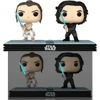 Funko POP! Star Wars POP! Filmscènes Vinyl Figuurtjes, dubbelverpakking: Kylo Ren & Rey, 9 cm