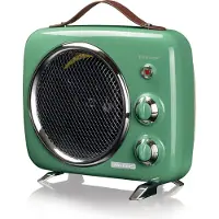 Ariete 0808/04 - draagbare compacte ventilatorkachel - 2000 Watt - koelfunctie - groen