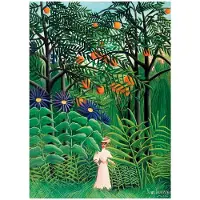 Eurographics Woman in an Exotic Forest - Henri Rousseau Puzzel (1000 stukjes)