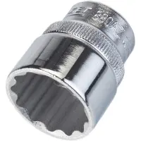 Hazet Dopsleutel 880AZ-25/32 · 3/8 inch (10 mm) vierkant hol · Buitentwaalfkant tractieprofiel · SW 25/32?