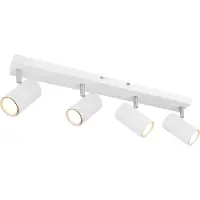 Globo Lighting Plafondspot mat wit 4 kappen met GU10 fittingen Robby