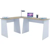 VCM Masola bureau decor wit/Sonoma eik.