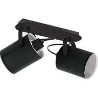 Eglo Villabate, inbouwspot, oppervlakteverlichting, E27, 2 lampen, 10 W, 220-240 V, zwart, wit