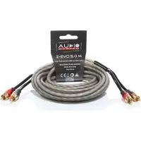 Audio System Z-EVO 5.0 cinch-kabel. 5 Meter RCA / Tulp Kabel / Signaal Audio Kabel
