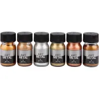 Creativ Company ES Art Metal Verf - Verf - Set met 6 Metallic Kleuren