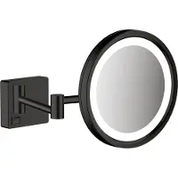 Hansgrohe Scheerspiegel AddStoris Met LED Licht Mat Zwart