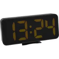 TFA-Dostmann 60.2027.01 Wekker Kwarts Zwart Groot display