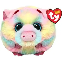 TY Teeny Puffies Pigasso Pig - Schattig en knuffelbaar vriendje van 10 cm