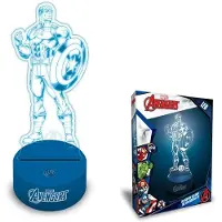 Kids Euroswan Marvel Avengers Lamp Acryl Captain America 23.5 x 17 cm