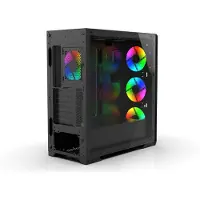 Inca EMG-17XN Midi-tower PC-behuizing Zwart