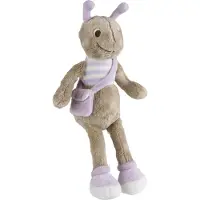 Happy horse Mier Amy Knuffel 28cm - Bruin/Lila - Baby knuffel