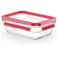 EMSA Clip&Close glazen beker, rechthoekig, 700 ml