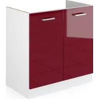 Vicco R-Line Wastafelkast – 80 cm zonder werkblad Rode hoogglans