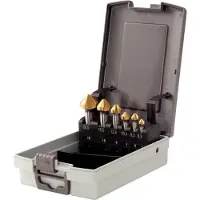 Ks Tools 3360466 336.0466 Conische en ontbraamverzinkboor 6.3 mm, 8.3 mm, 10.4 mm, 12.4 mm, 16.5 mm, 20.5 mm HSS TiN TiN Cilinderschacht 1 stuk(s)