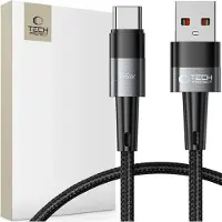 Tech-Protect - ULTRABOOST - TYPE-C KABEL 66W/6A 25CM GRIJS