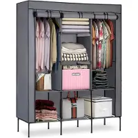 Massido textielgarderobe - grafiet
