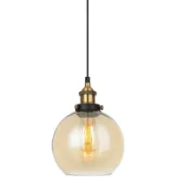 ITALUX Cardena MDM-4330/1 GD+AMB hanglamp