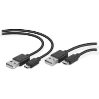 Speedlink - STREAM Play & Charge USB Cable Set - for PS4, black