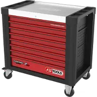 Ks Tools PERFORMANCEplus P30, zwarte/rode werkbankwagen