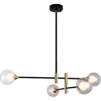 ITALUX Marino Hanglamp G9 25W IP20 Zwart - Moderne Stotjlvols