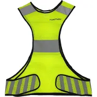 Tunturi X-shape Running Vest - X-vorm hardloopvest - Jogging reflectie vest Veiligheidsvest - Safety Vest - Veiligheidshesje - Hardloop veiligheidsvest - Reflecterend - Maat M