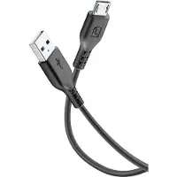 Cellularline 8018080131745, 1,2 meter, USB-A, Micro-USB B, zwart
