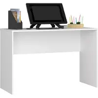 Akord Bureau B-17 / Computerbureau / Computer Tafel / Vrijstaand Bureautafel / Wit / 120 x 79 x 50 cm