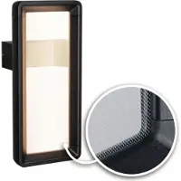 Paulmann Wandlamp buiten met bewegingssensor Reana, zwart, metaal, Modern