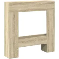 vidaXL Haardombouw 81x18x82 cm bewerkt hout sonoma eikenkleurig