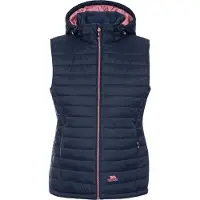 Trespass dames gewatteerde vest Aretha TP4390 (maat S) (marineblauw/oudroze)