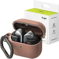 Ringke Onyx Magnetic Hoesje Geschikt voor Samsung Galaxy Buds 3 / 3 Pro - Rood