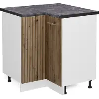 Vicco R-Line Hoekkast – 75.6 cm, WB Antraciet Artisanaal eiken
