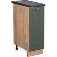 Vicco Fame-Line Apotheekkast – 30 cm, WB Antraciet Groen-Goud Landhuis