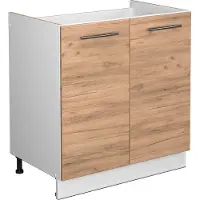 Vicco Wastafelkast Fame-Line Krachtige eik goud 80 cm zonder werkblad, Model 38431