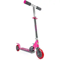 MOLTO Folding 2 Wheel Scooter Height With Two Positions Supports 50kg 72-77 Cm Roze Kinderen